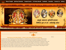 Tablet Screenshot of hindumandirhamburg.com